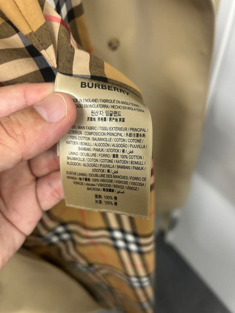 【美品】BURBERRY THE KENSINGTON レディーストレンチコート