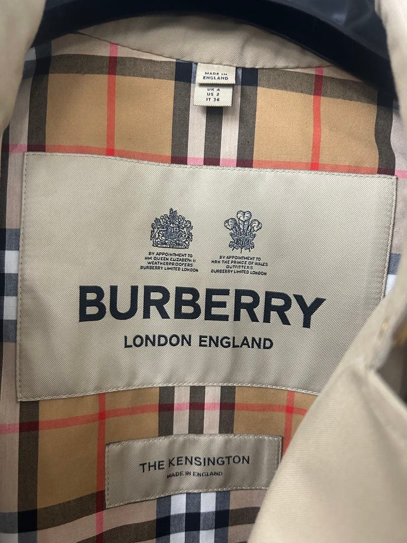 【美品】BURBERRY THE KENSINGTON レディーストレンチコート