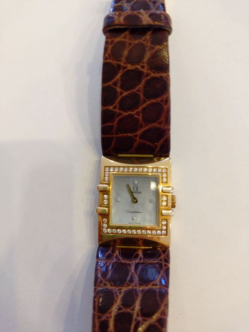 OMEGA コンストレーション　カレ　k18腕時計42ポインテッドダイヤ