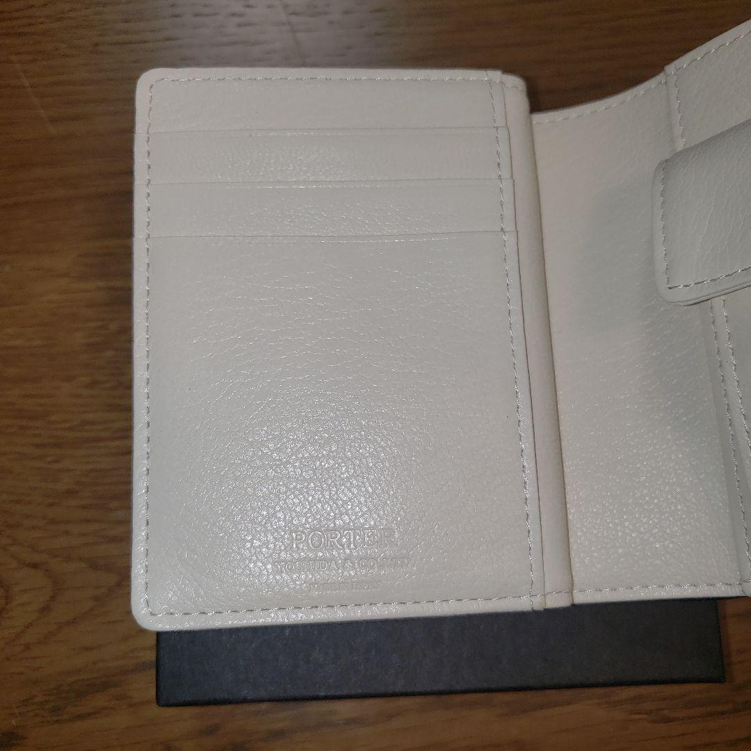 PORTER 二つ折り 財布 ネイビー×ナチュラル 未使用