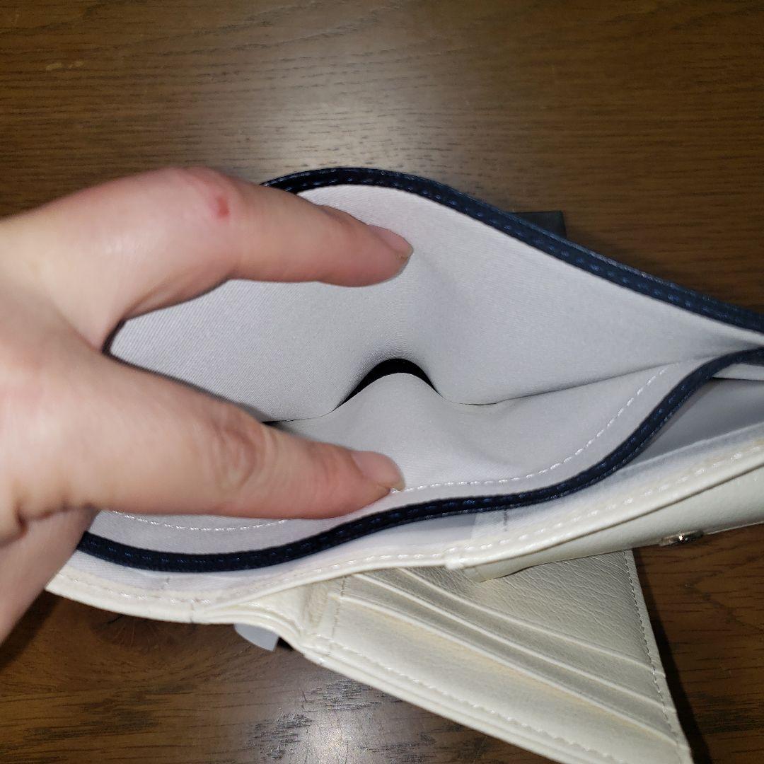 PORTER 二つ折り 財布 ネイビー×ナチュラル 未使用