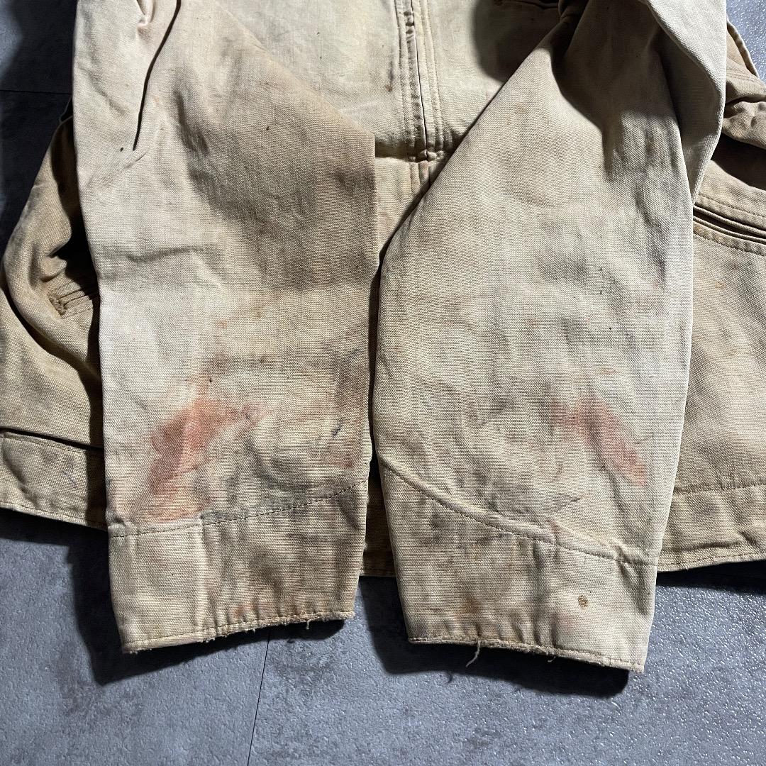 80-90s 星タグ USA製 ブラウン カーハート デトロイトジャケット M