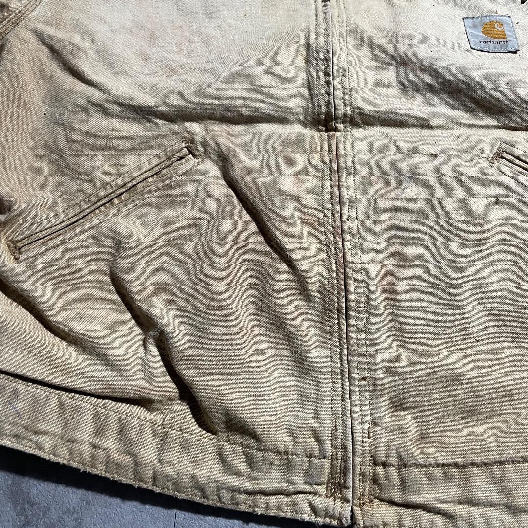 80-90s 星タグ USA製 ブラウン カーハート デトロイトジャケット M