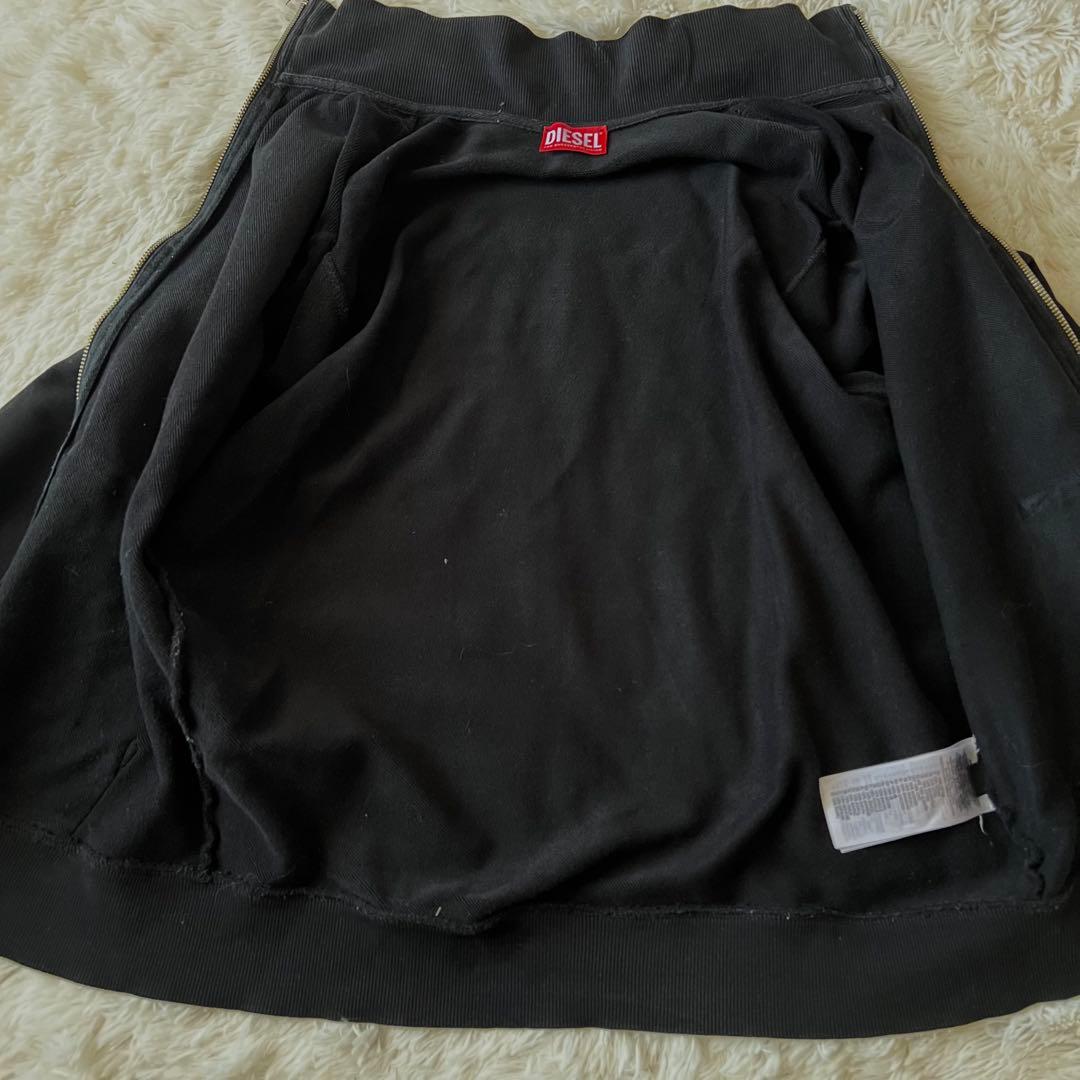 ディーゼル S−GINNI−ZIP-0Dトラックジャケット ブラックロゴM