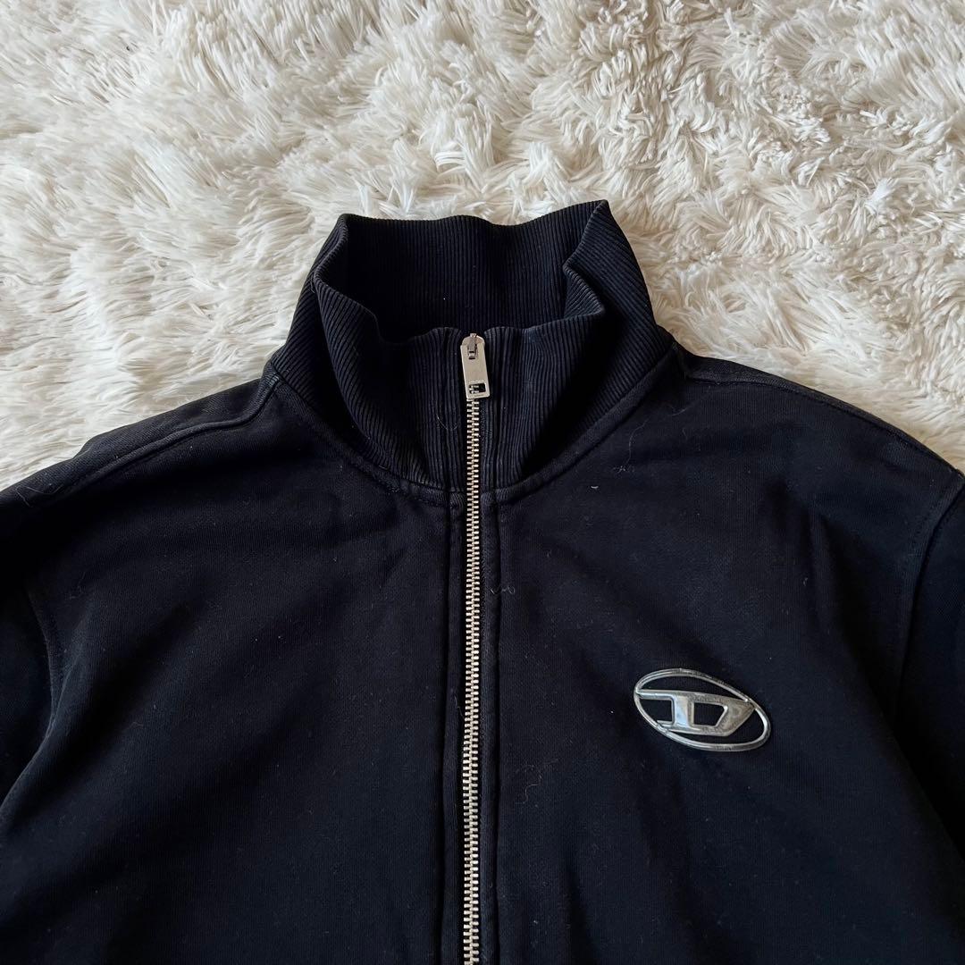 ディーゼル S−GINNI−ZIP-0Dトラックジャケット ブラックロゴM