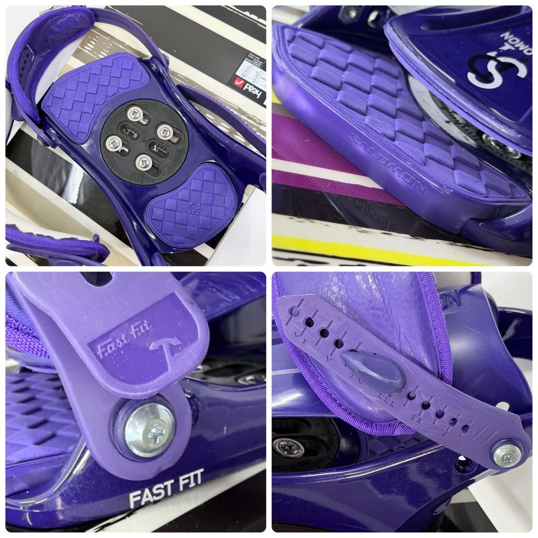 HEAD 157cm メンズ スノーボード 3点セット SALOMON K2