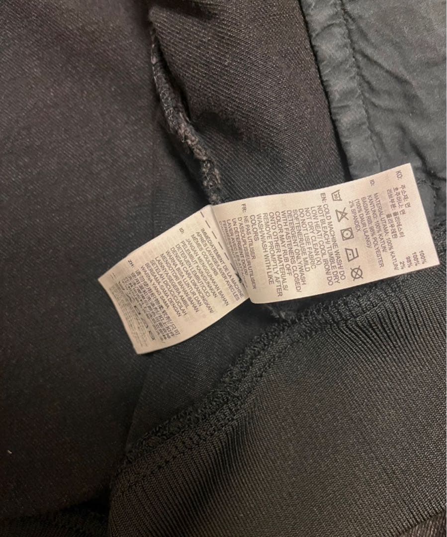 新品未使用タグ付adidas デニムトラックトップブラックデニムジャケットy2k