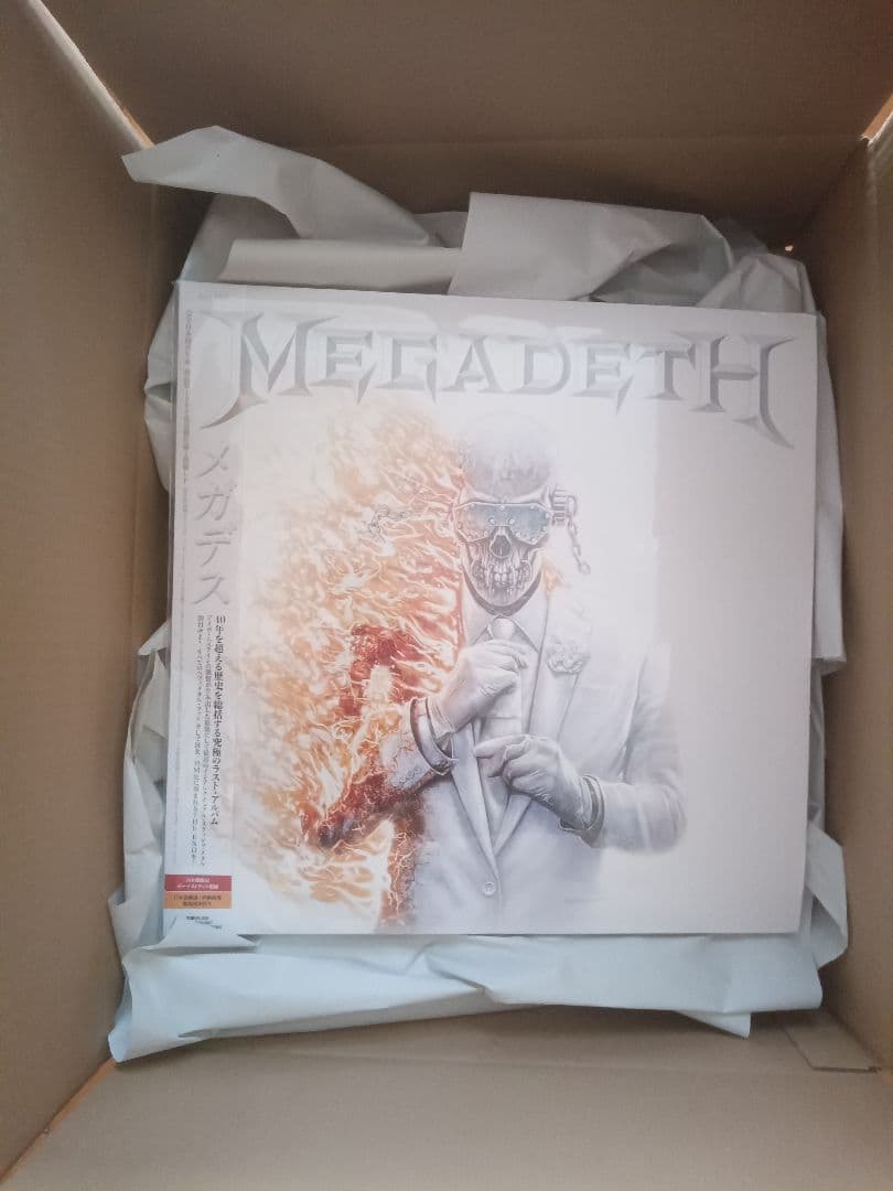 Megadeth完全日本国内生産180g重量盤 メガデス レコード