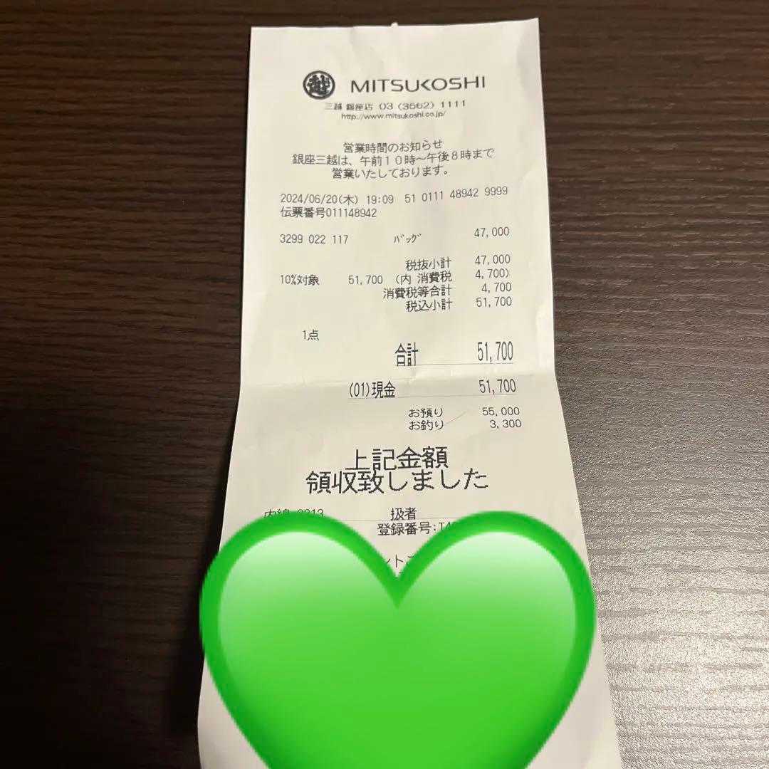 ロエベ　カゴバック　スモール　グリーン