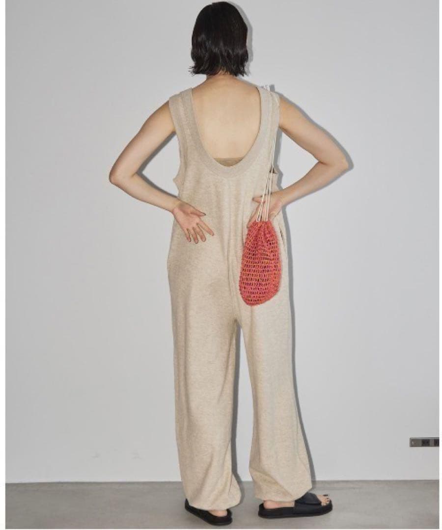 sonさん着用♡ コットンリネンラフコンビネゾン　トゥデイフル ベージュ