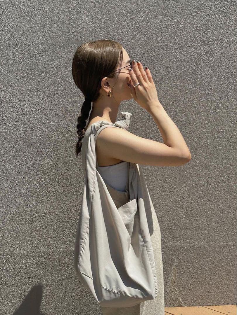 sonさん着用♡ コットンリネンラフコンビネゾン　トゥデイフル ベージュ