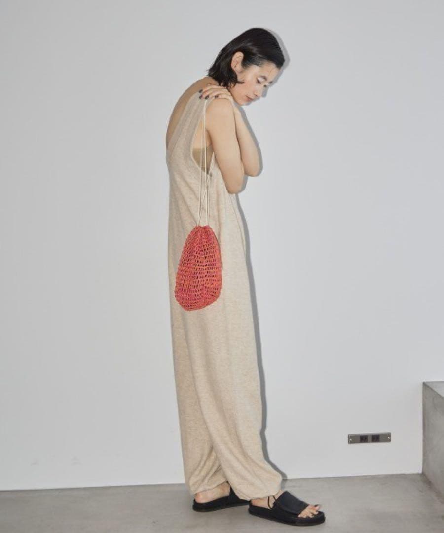 sonさん着用♡ コットンリネンラフコンビネゾン　トゥデイフル ベージュ