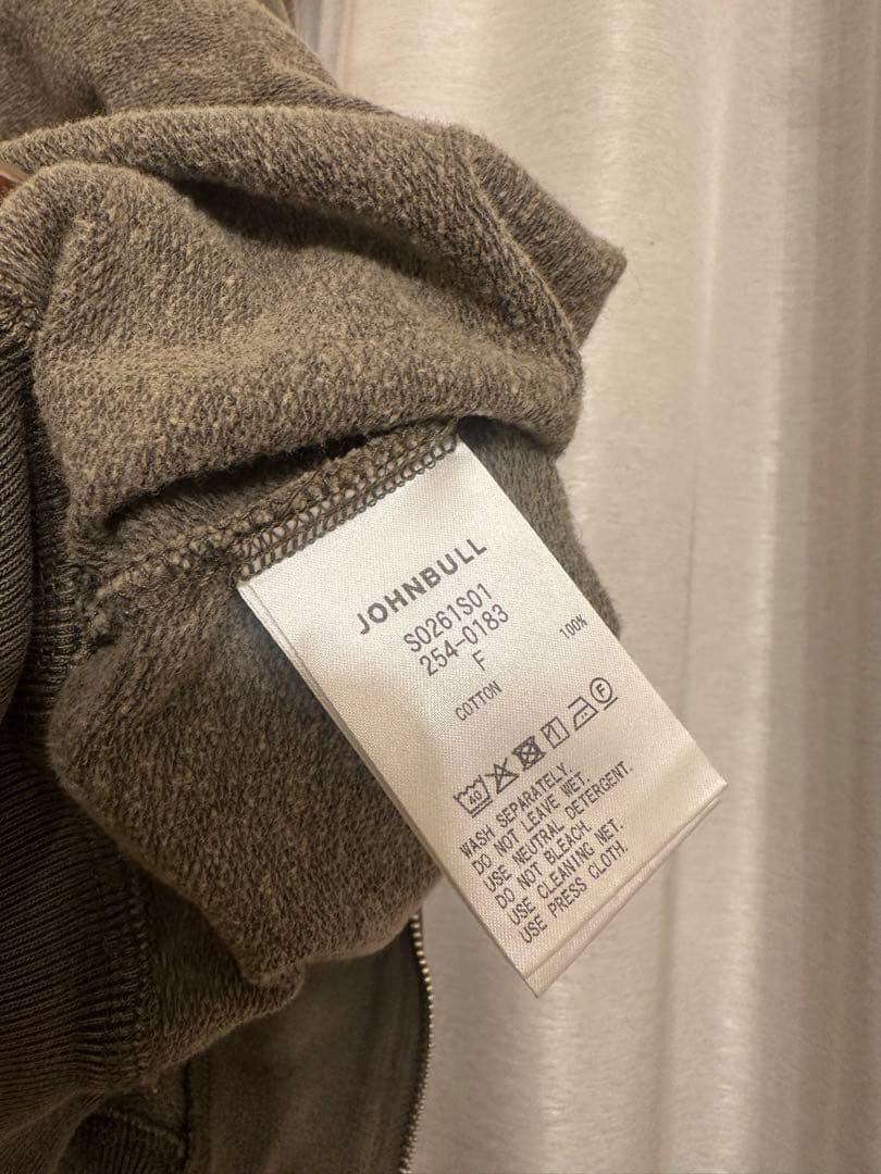 JOHNBULL / ジョンブル 別注 ZIP スウェット