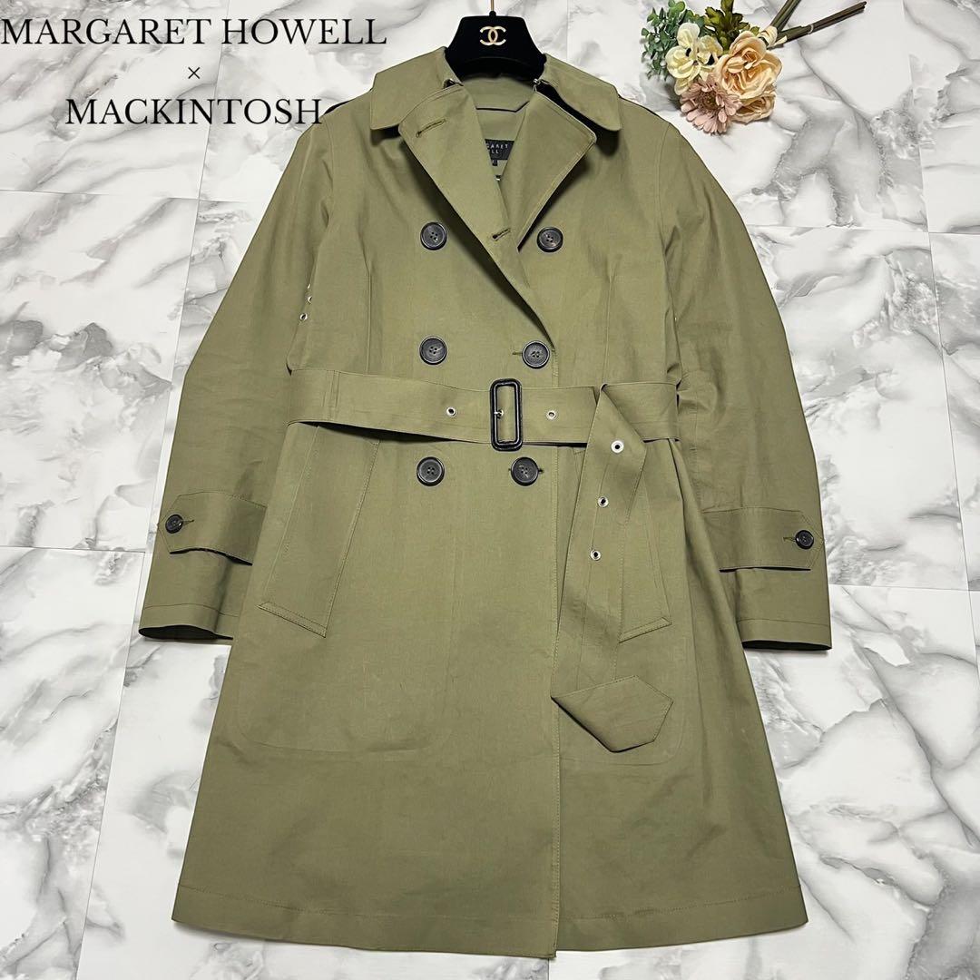 【美品】マッキントッシュ マーガレットハウエル別注　トレンチコート　カーキ　M