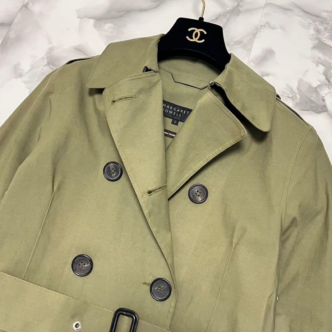 【美品】マッキントッシュ マーガレットハウエル別注　トレンチコート　カーキ　M