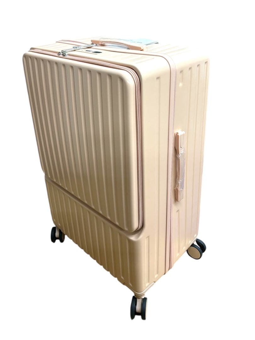 スーツケース フロントオープン 多機能 キャリーケース 軽量