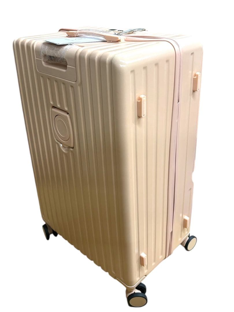 スーツケース フロントオープン 多機能 キャリーケース 軽量