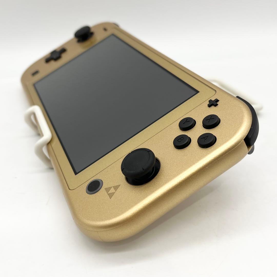 【美品・完品】Switch Lite ゴールド本体 ゼルダの伝説 ハイラルED