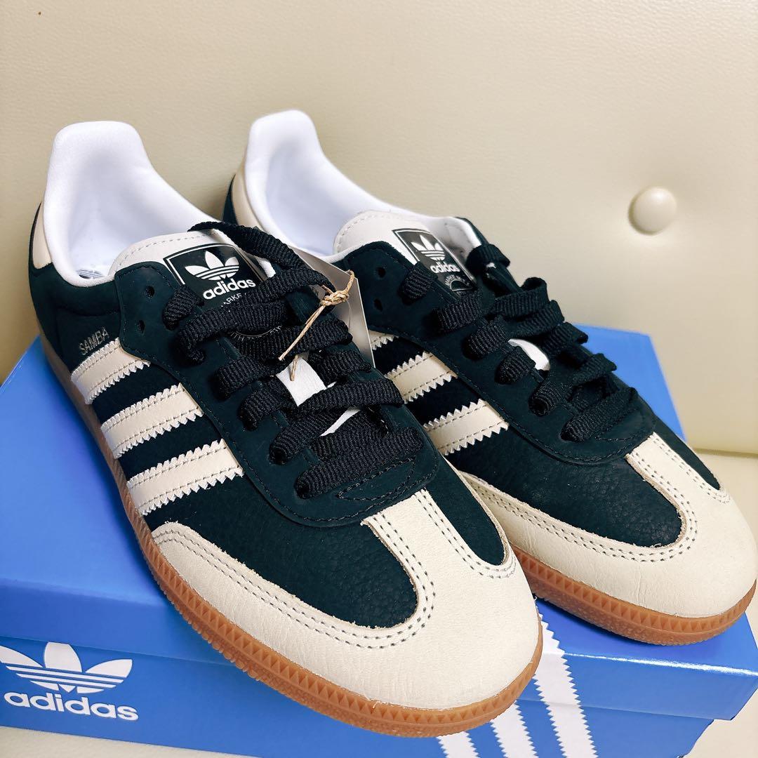 1点限定！adidas✨Samba OG サンバ ブラック/ホワイト モノ 24