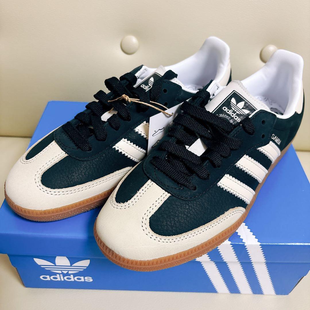 1点限定！adidas✨Samba OG サンバ ブラック/ホワイト モノ 24