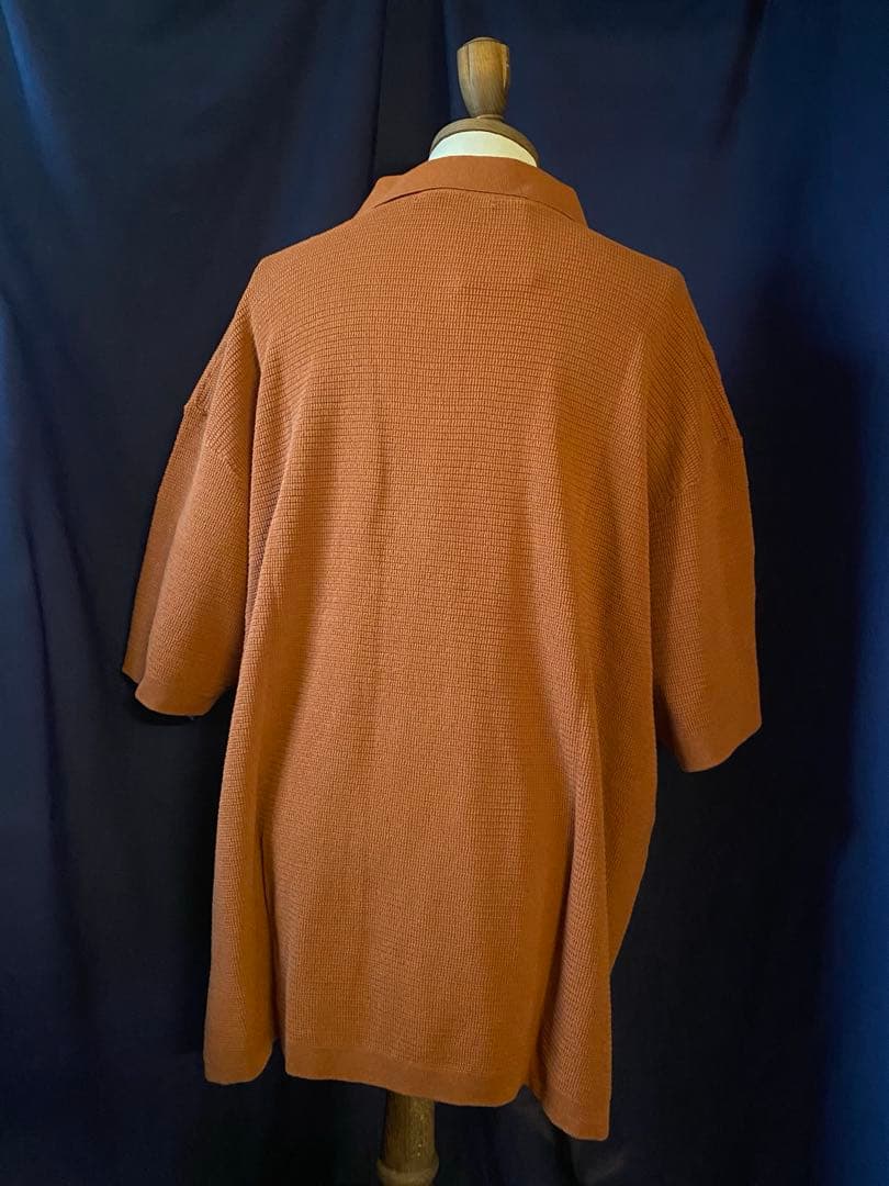 （【VICTIM】（ハイゲージワッフルBigシルエットPOLO SHIRTS）