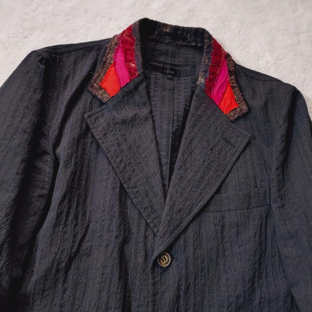 コムデギャルソン 03s キューバ期 エスニックシアサッカージャケット S