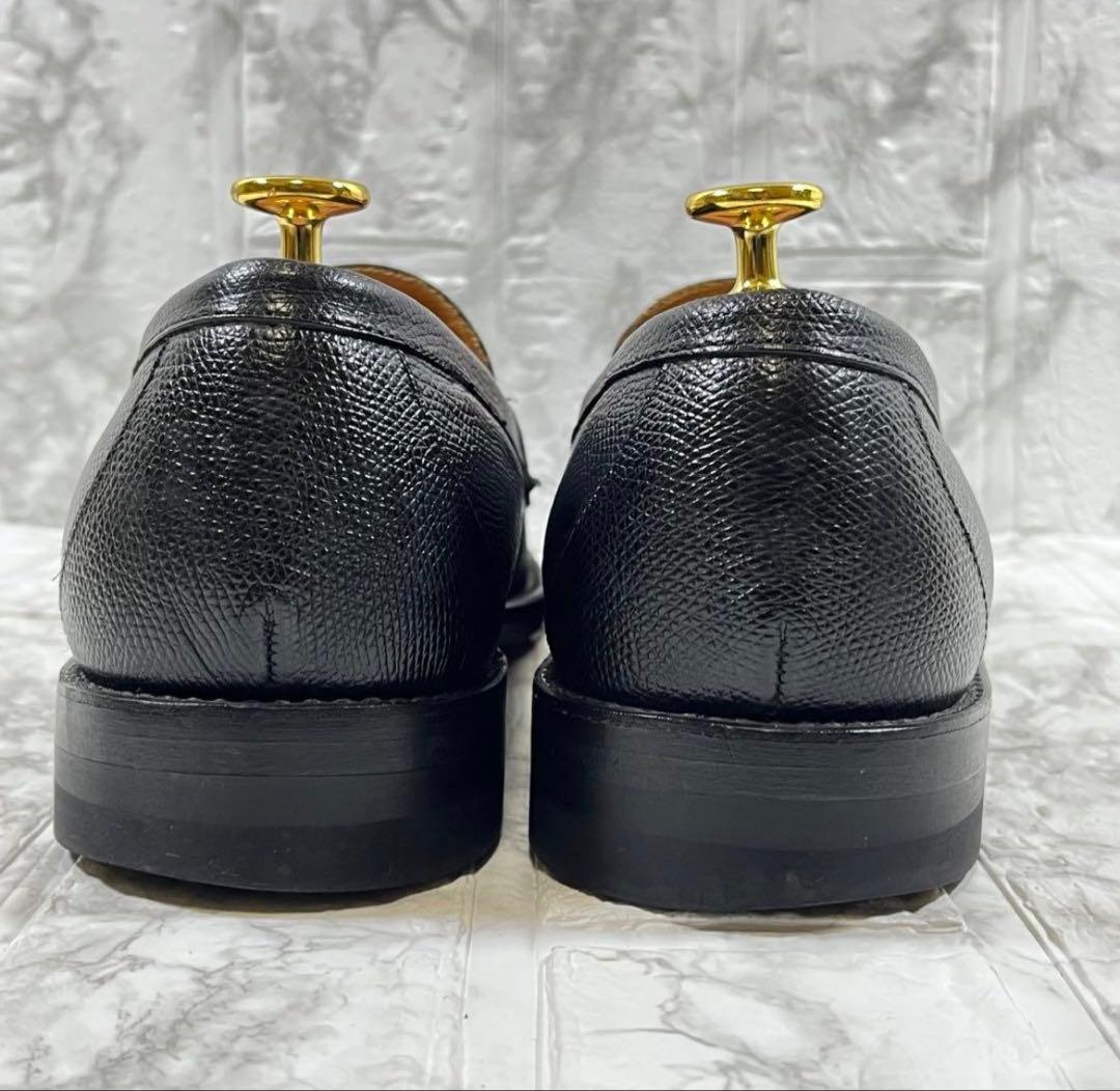 【美品】リーガル REGAL タッセルローファー　シボ革　ブラック　2641