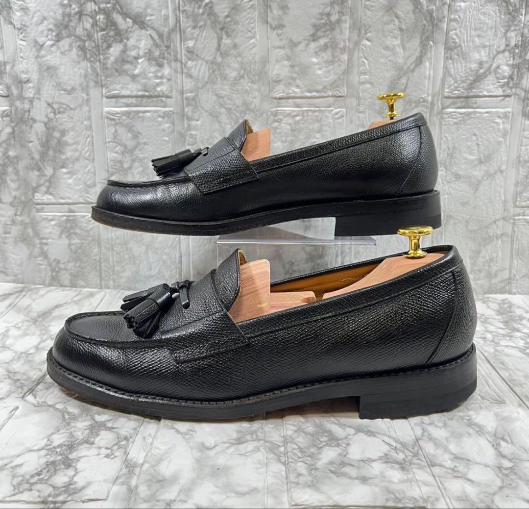 【美品】リーガル REGAL タッセルローファー　シボ革　ブラック　2641