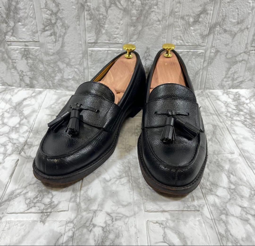 【美品】リーガル REGAL タッセルローファー　シボ革　ブラック　2641