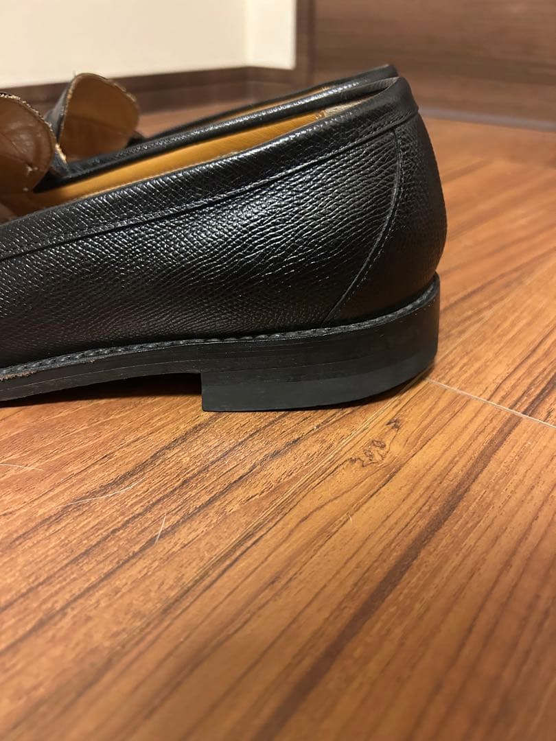 【美品】リーガル REGAL タッセルローファー　シボ革　ブラック　2641