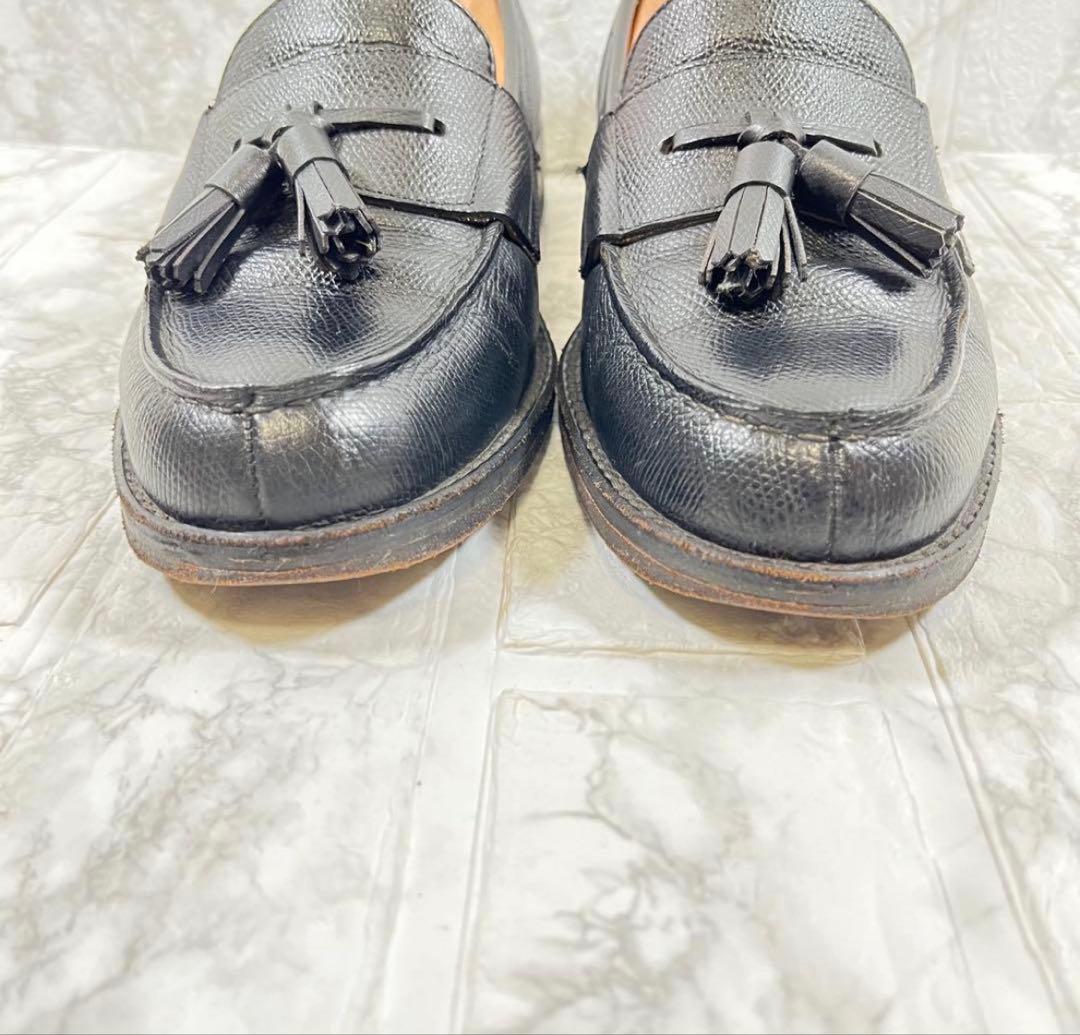 【美品】リーガル REGAL タッセルローファー　シボ革　ブラック　2641