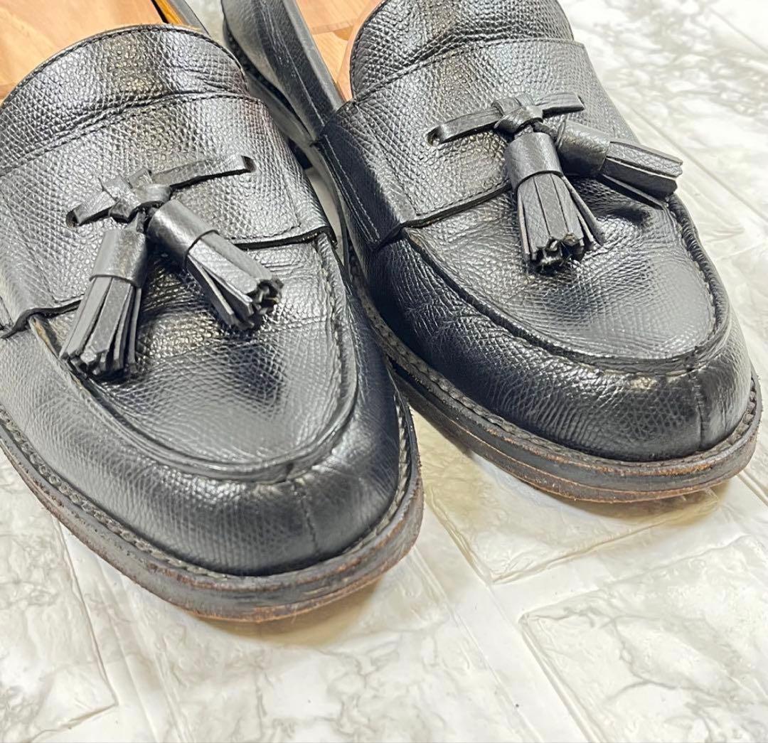 【美品】リーガル REGAL タッセルローファー　シボ革　ブラック　2641