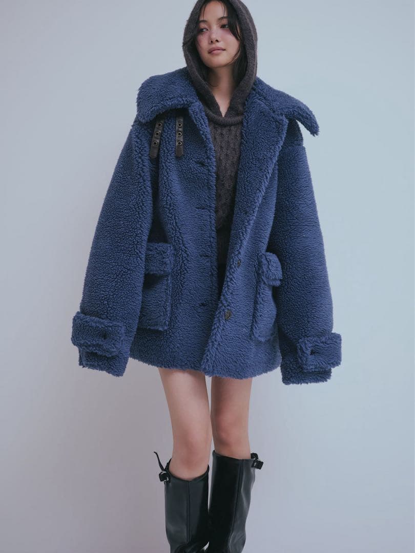 andequal オーバーサイズ フェイクファーコート 新品 snidel