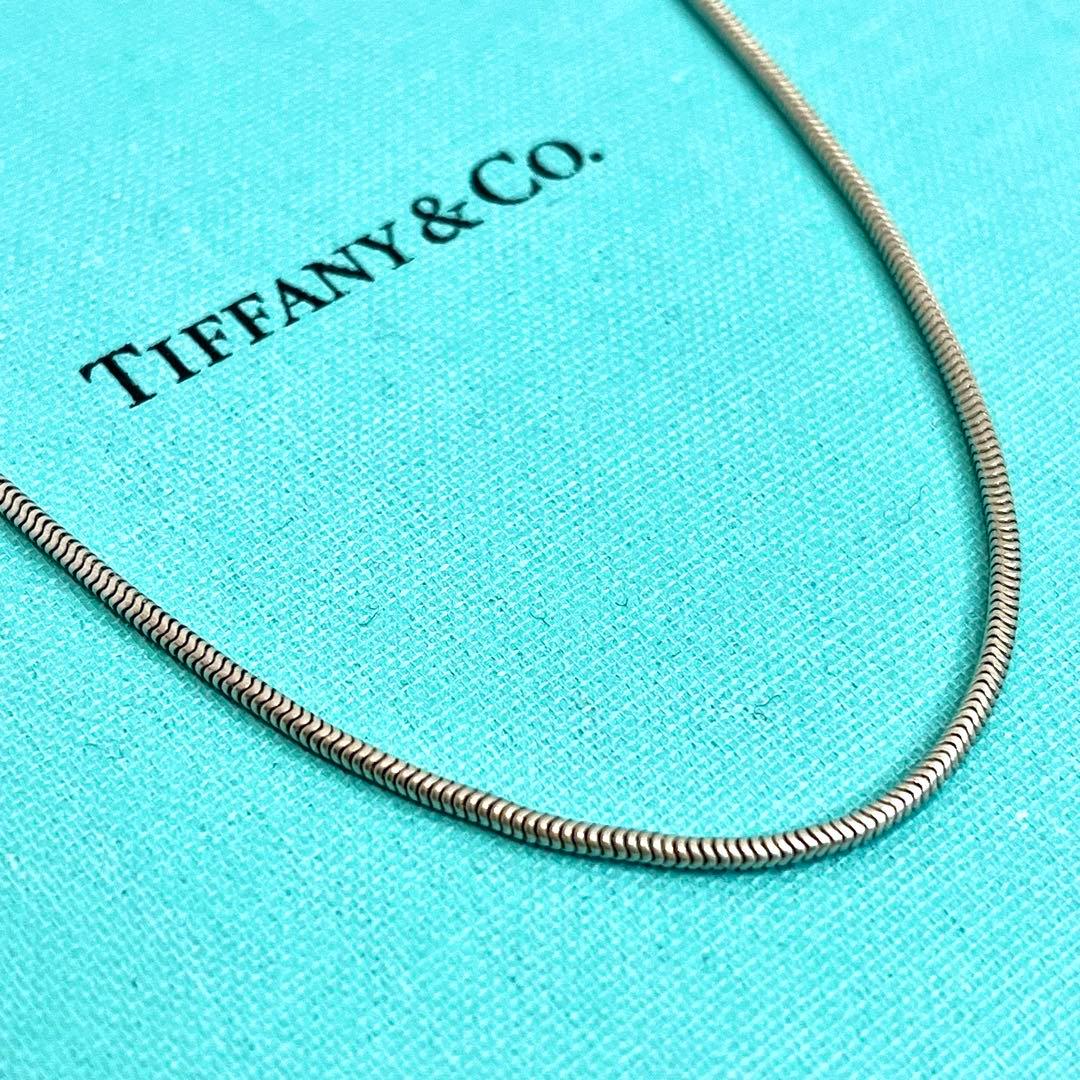 ティファニー スネークチェーン ネックレス チェーン 45cm シルバー925
