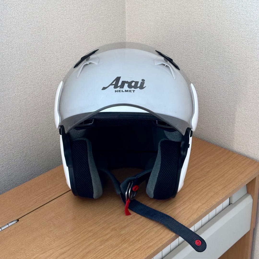 Arai アライ ジェットヘルメット ホワイト SZG sサイズ(55-56)