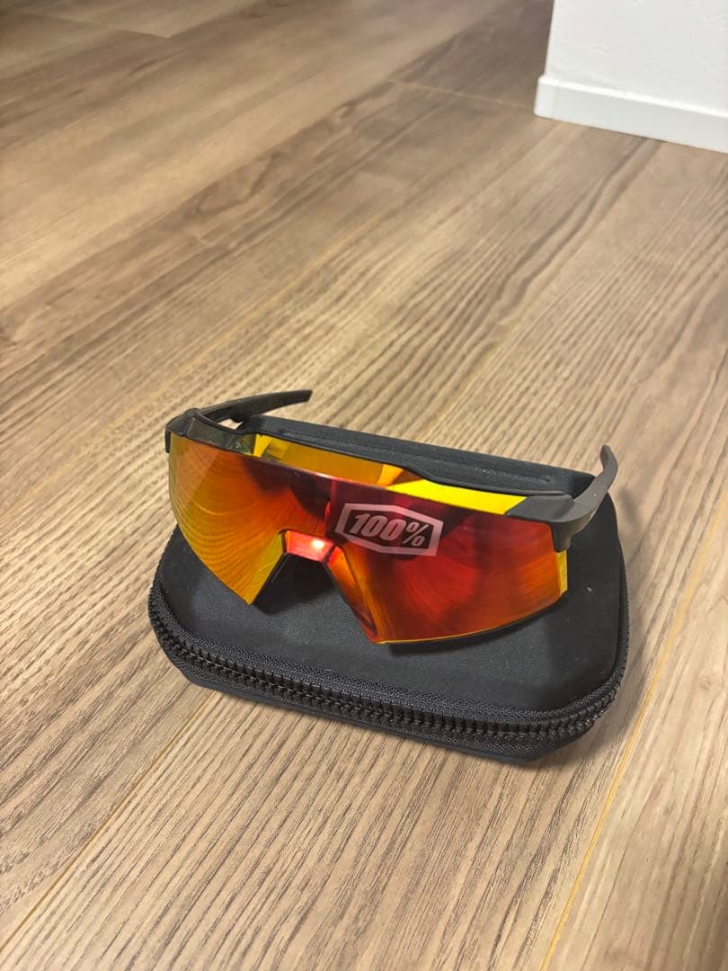 100% サングラス オレンジ/イエロー レンズ