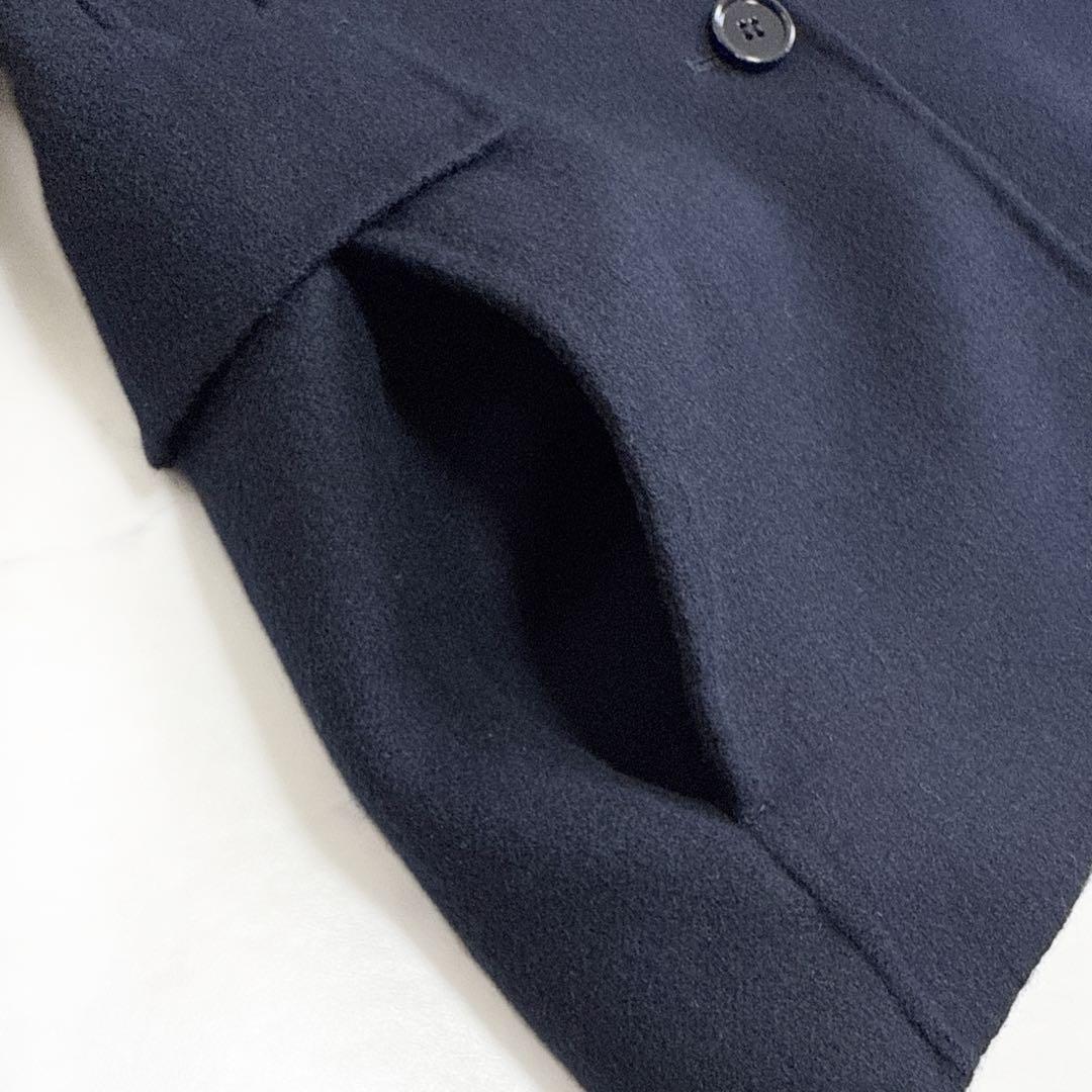 ’S Max Mara ダブルフェイスジャケット クチートアマーノ ネイビー