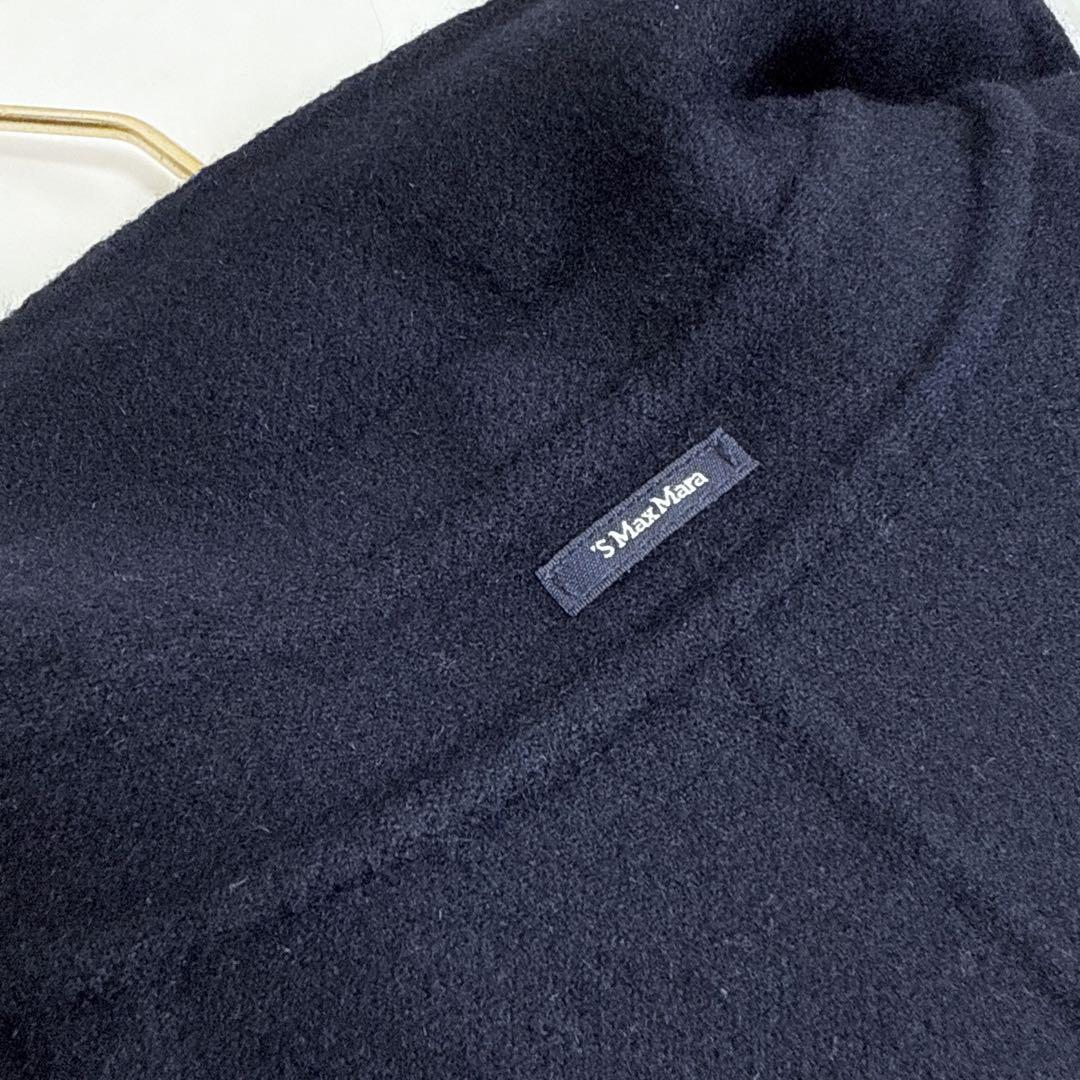 ’S Max Mara ダブルフェイスジャケット クチートアマーノ ネイビー