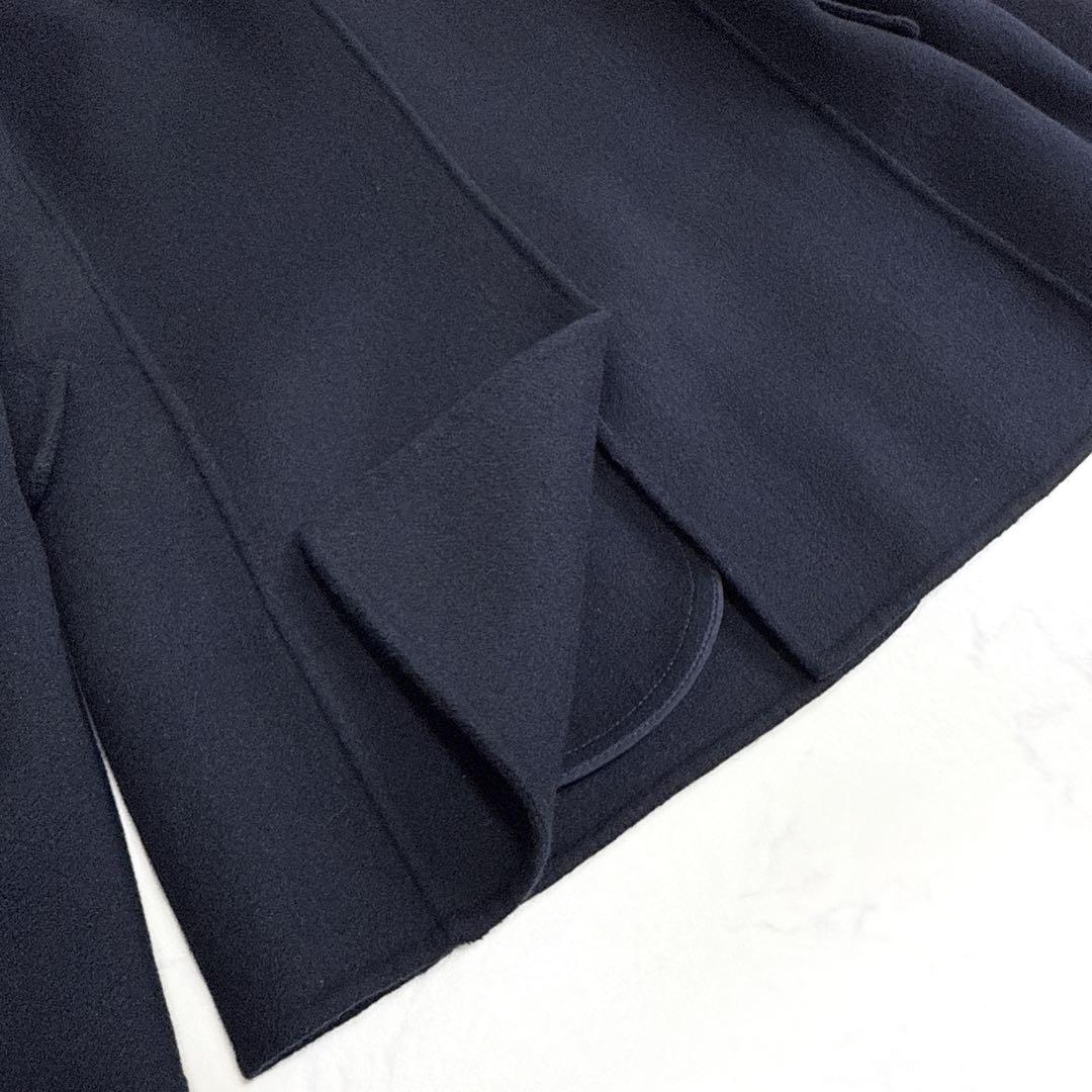 ’S Max Mara ダブルフェイスジャケット クチートアマーノ ネイビー