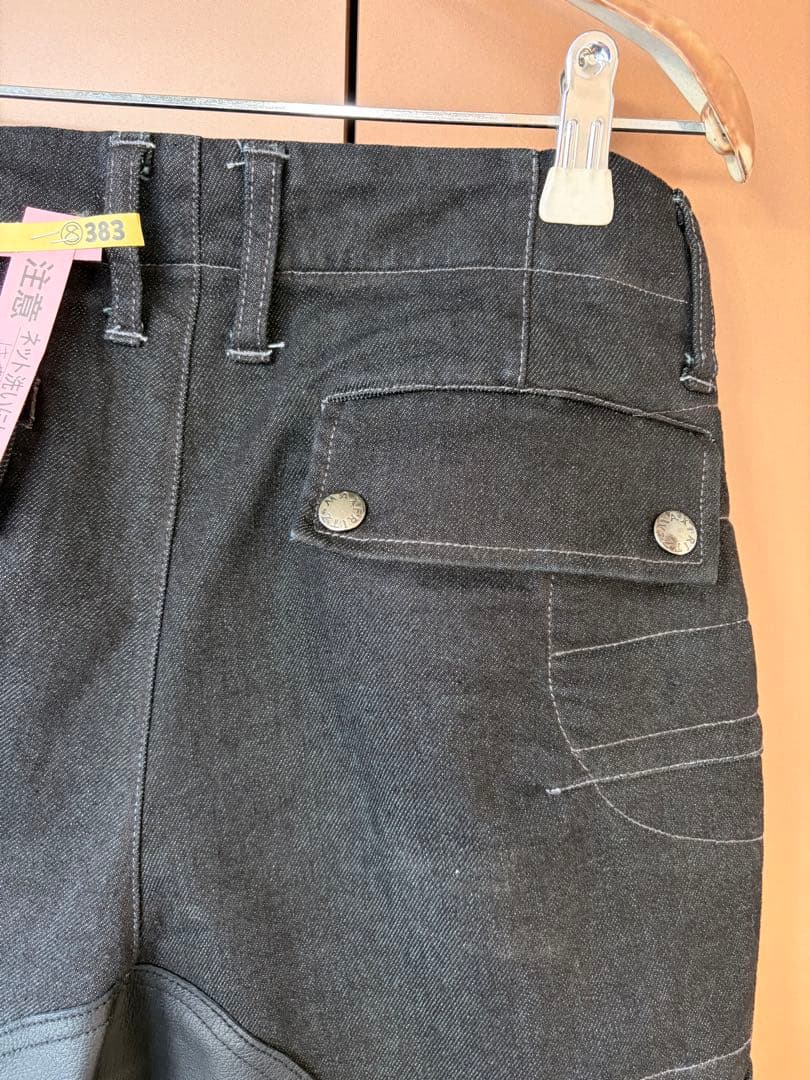 マックスフリッツ ヒートガードカーゴパンツ 牛革 ストレッチデニム