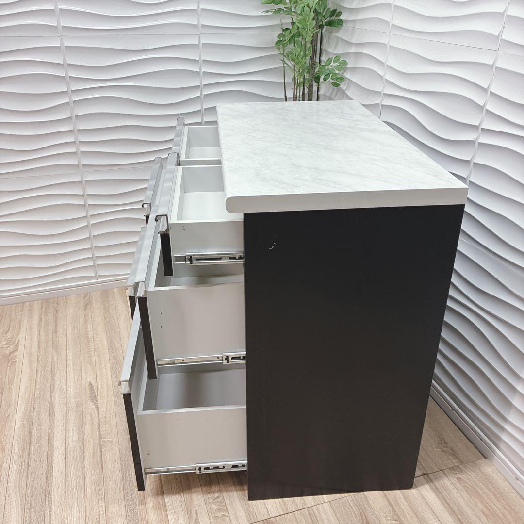 ◇大阪府神戸市配達料無料！◇キッチンカウンター◇サイドボード◇大理石調◇