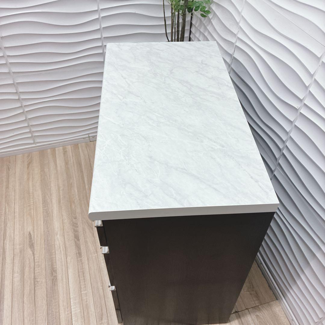 ◇大阪府神戸市配達料無料！◇キッチンカウンター◇サイドボード◇大理石調◇