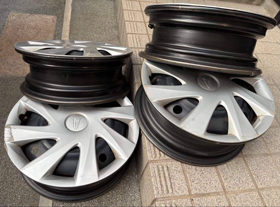 14インチ スチールホイール（ダイハツタント純正）4本セット