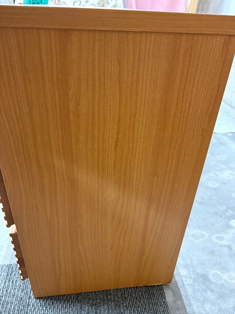 【送料込み】【中古品】ナチュラルウッド 収納チェスト
