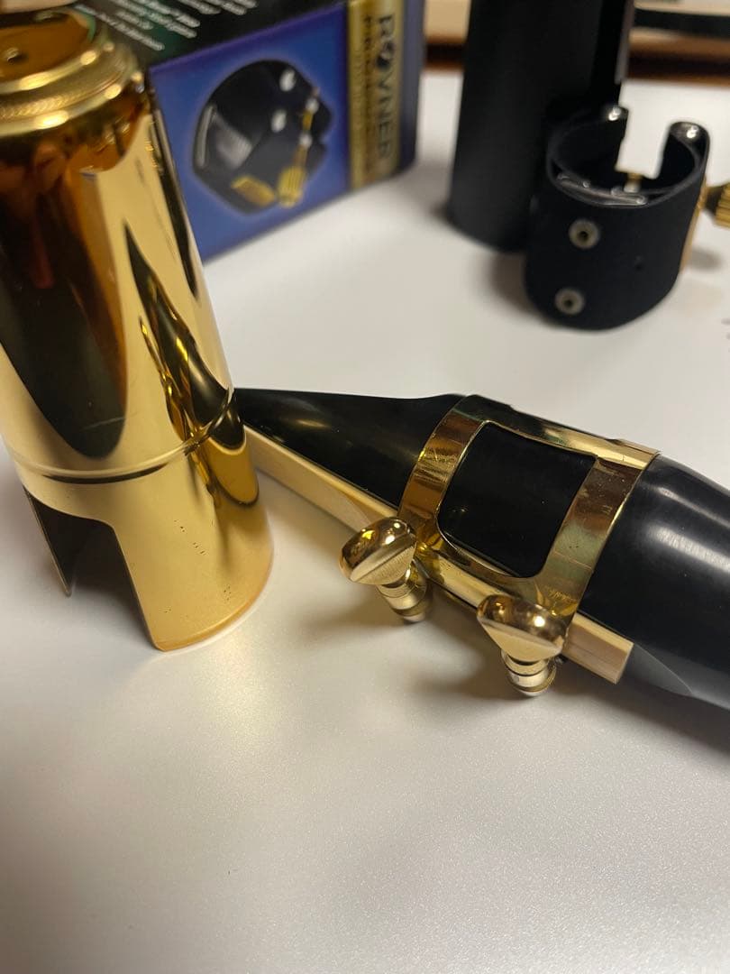 YAMAHAアルトサックスマウスピース4C custom ロブナーリガチャー付き