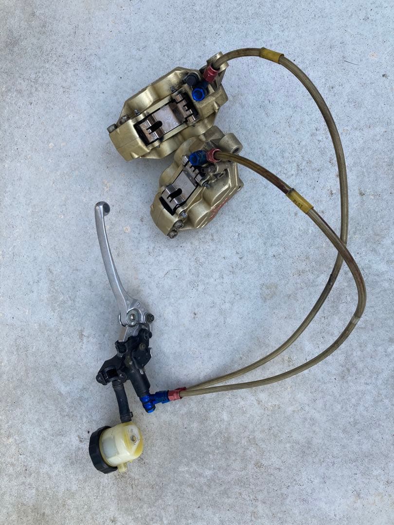 ヤマハ　Brembo ブレーキキャリパーセット ゴールド　TRX850 ブレンボ