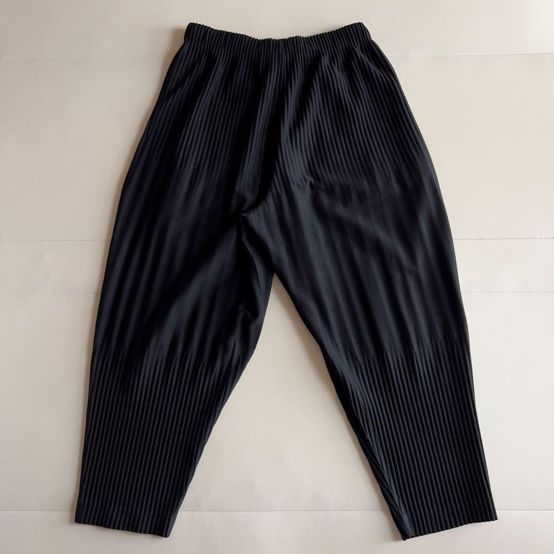 HOMME PLISSE イッセイミヤケ プリーツパンツ サルエルパンツ BK