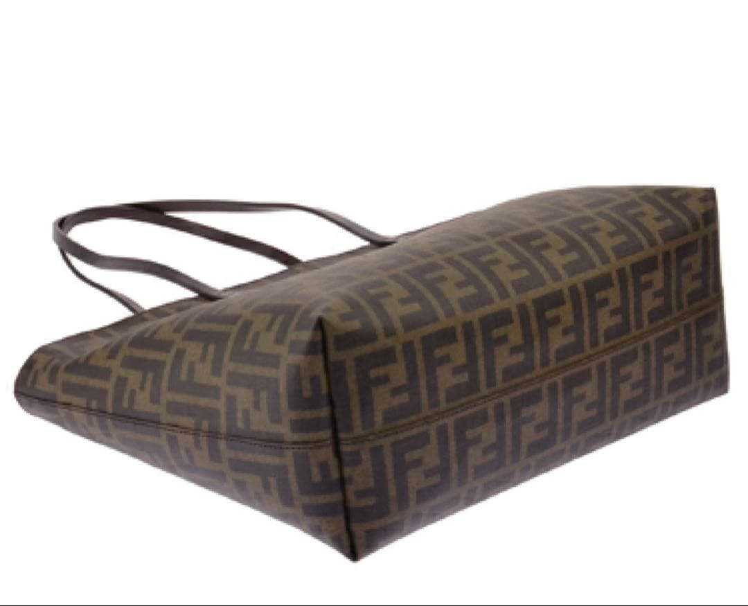 9万円から値下げ‼️FENDI フェンディ　ズッカ　ズッカ柄　PVC トートバッグ