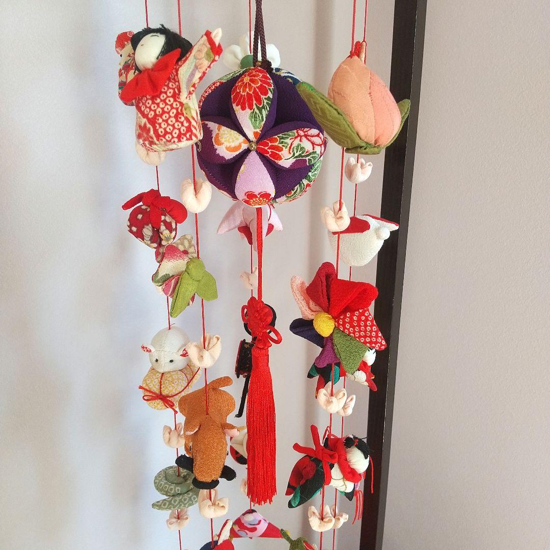 ちりめん細工 吊るし飾り 吊るし雛 (2)