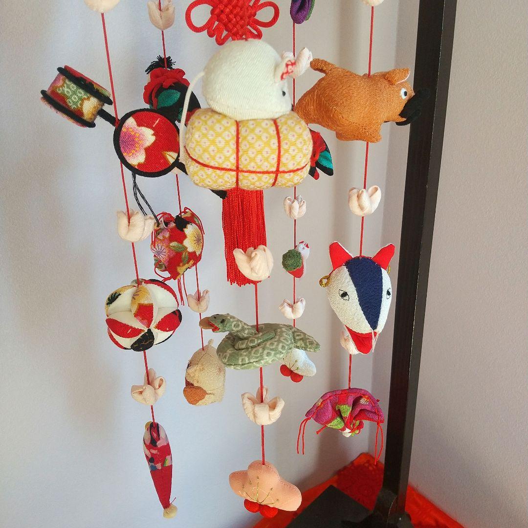 ちりめん細工 吊るし飾り 吊るし雛 (2)